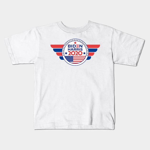 Biden Harris 2020 Kids T-Shirt by MZeeDesigns